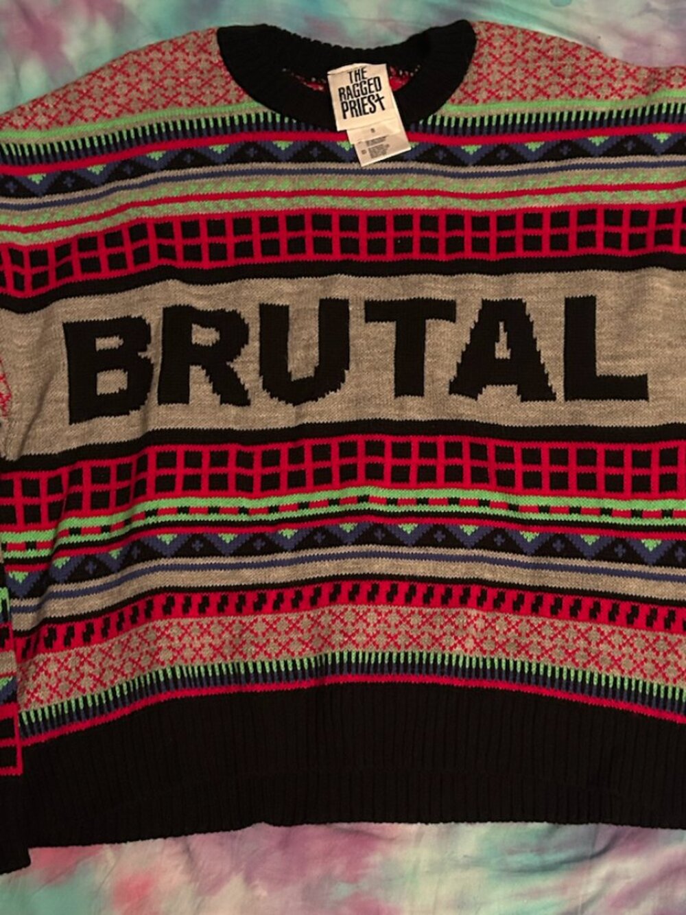 The Ragged Priest- Brutal Sweater, Size small, NWOT